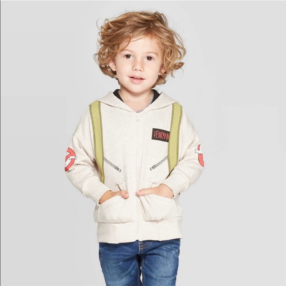 Toddler Boys Ghost Busters Hooded Sweatshirt NWT